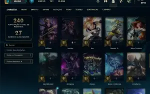 Conta unranked , 65 campeões , 21 skins.