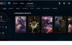 Conta De LoL - Platina nas 2 filas - M7 de Lucian