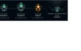 Conta De LoL - Platina nas 2 filas - M7 de Lucian