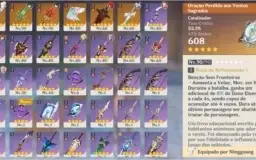 (AR 55) 7 CHARS 5★( XIAO C1, KEQING C3, etc...) + 6 ARMAS 5★