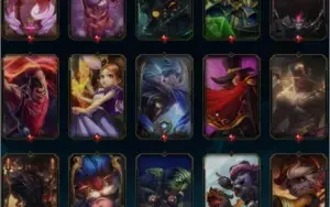 CONTA COLECIONADOR LEAGUE OF LEGENDS