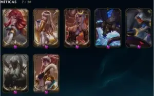 CONTA COLECIONADOR LEAGUE OF LEGENDS