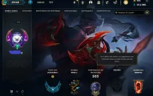 Venda de conta league of legends.para vender logo