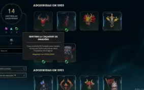 Conta LOL Nível 195 Platina 4 , 49 skins