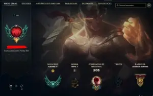 Conta LOL Nível 195 Platina 4 , 49 skins