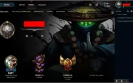 Conta de LOL GOLD III / 56 Skins / 119 Champs / LVL 112