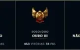 Conta de LOL GOLD III / 56 Skins / 119 Champs / LVL 112