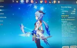 Conta Genshin com mais de 10 5* estrelas.