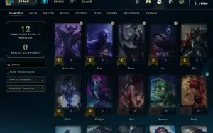 Conta PLATINA 4 - Win 65% - LOL (league of legends) ELOMOON