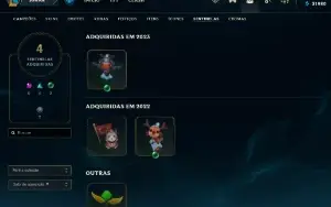 Conta PLATINA 4 - Win 65% - LOL (league of legends) ELOMOON