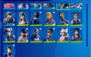 Conta Fortnite 101 Skins