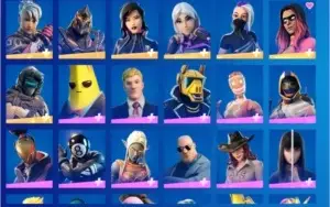 Conta Fortnite 101 Skins