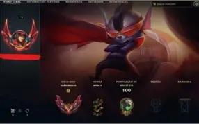 CONTA GRÃO-MESTRE NO LOL SEM E-MAIL VERIFICADO