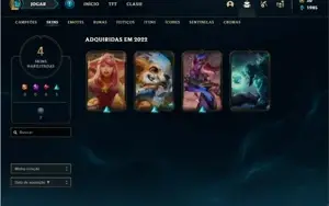 Conta Diamante 2 com 75 PDL, 30 Champs e 4 Skins + 3 Fragmen