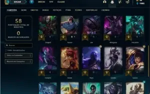 Conta Diamante 2 com 75 PDL, 30 Champs e 4 Skins + 3 Fragmen