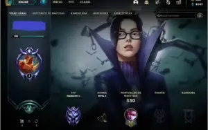 Conta LOL unranked 120 champions 124 skins