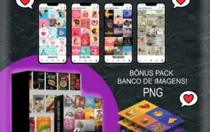 Mega Pack Templantes Editaveis Canva + 30000 Imagens PNG