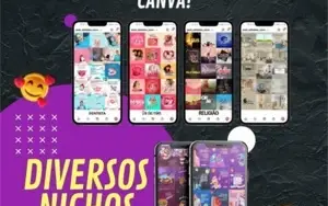 Mega Pack Templantes Editaveis Canva + 30000 Imagens PNG