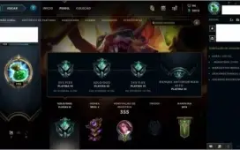 Conta League of legends, Plat 3 45Skins 91 Campeoes