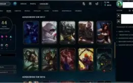 Conta League of legends, Plat 3 45Skins 91 Campeoes