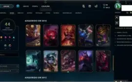Conta League of legends, Plat 3 45Skins 91 Campeoes