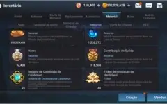 Conta Grand Chase Mobile Brasil Lvl 106