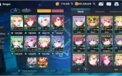 Conta Grand Chase Mobile Brasil Lvl 106