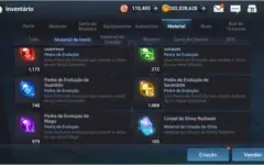 Conta Grand Chase Mobile Brasil Lvl 106