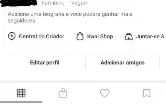 Conta do Kwai com quase 50 mil seguidores Nicho Fitness
