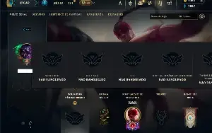 Unranked com TODOS os champs e 105 Skins ( ADC / MID / JG )