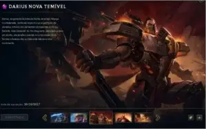 Conta league of legends lv 200, 75 skins
