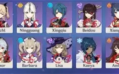 Conta genshin top, com 17 char 5* e 17 armas 5* quase AR 60