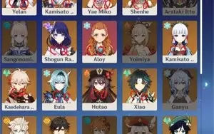 Conta genshin top, com 17 char 5* e 17 armas 5* quase AR 60