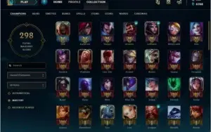 CONTA MAIN LEAGUE OF LEGENDS -GOLD IV-