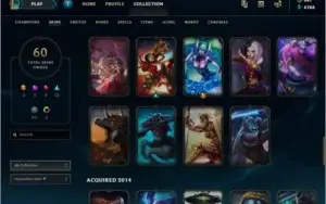 CONTA MAIN LEAGUE OF LEGENDS -GOLD IV-
