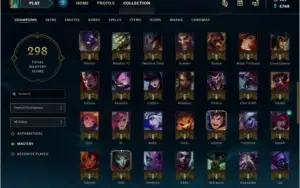 CONTA MAIN LEAGUE OF LEGENDS -GOLD IV-