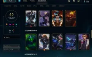 CONTA MAIN LEAGUE OF LEGENDS -GOLD IV-