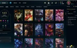 CONTA DE LOL 163 skin