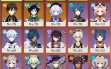 CONTA GENSHIN IMPACT ALBEDO,DILUC,VENTI,QIQI,ZHONGLI,MONA