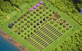 clash of clans cv9 defesas full