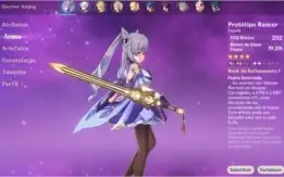 Conta Genshin personagem 5*