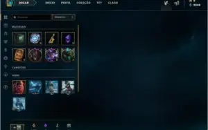 Conta lol lvl 53, gold 3, 14skins