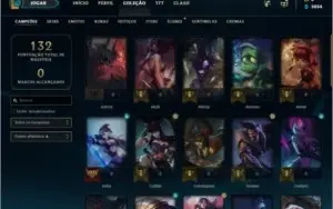 Conta lol lvl 53, gold 3, 14skins
