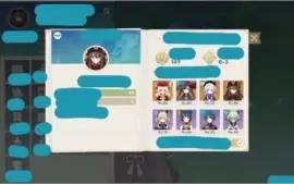 Conta Genshin AR 49 4 Personagens 5 estrelas