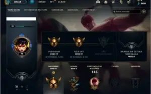 Conta ouro 4 com 12 skins e 55 champs