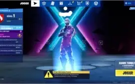 Conta fortnite com skin do galaxy