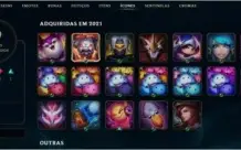 Conta League of Legends ouro 1 4 skins smurf