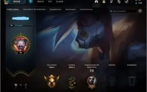 Conta League of Legends ouro 1 4 skins smurf
