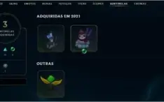 Conta League of Legends ouro 1 4 skins smurf