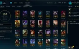 Conta LOL Lvl 30 54 Skins 87 Champs Prata